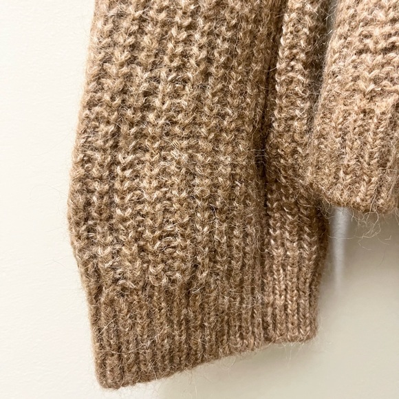 Sézane Youri Jumper in Light Camel, Size XXS - Picture 13 of 14